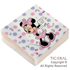 MINNIE SERVILLETAS PREMIUM x 20